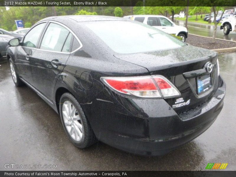 Ebony Black / Black 2012 Mazda MAZDA6 i Touring Sedan