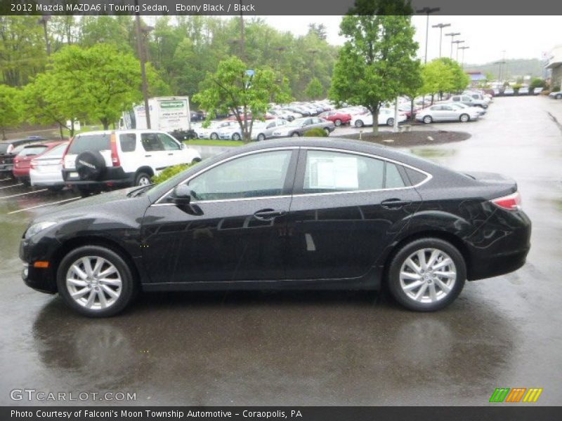 Ebony Black / Black 2012 Mazda MAZDA6 i Touring Sedan
