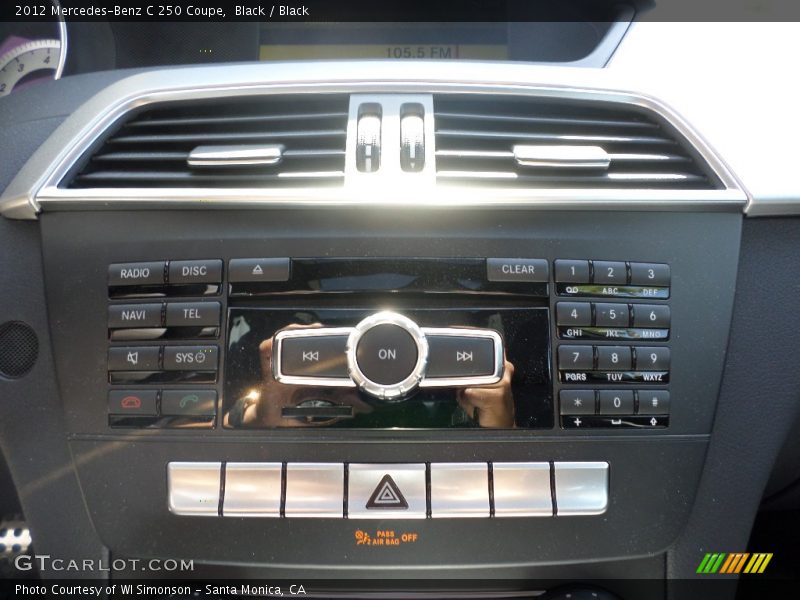 Black / Black 2012 Mercedes-Benz C 250 Coupe