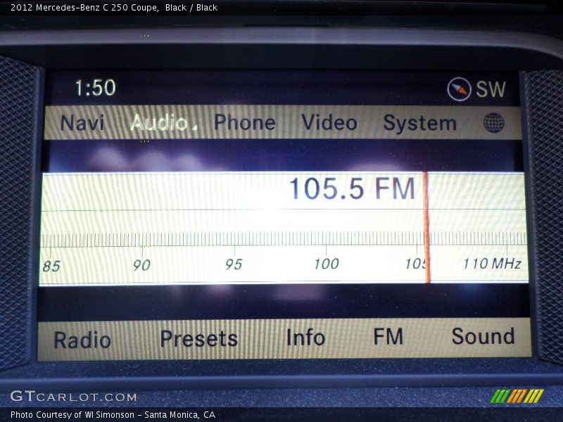 Black / Black 2012 Mercedes-Benz C 250 Coupe