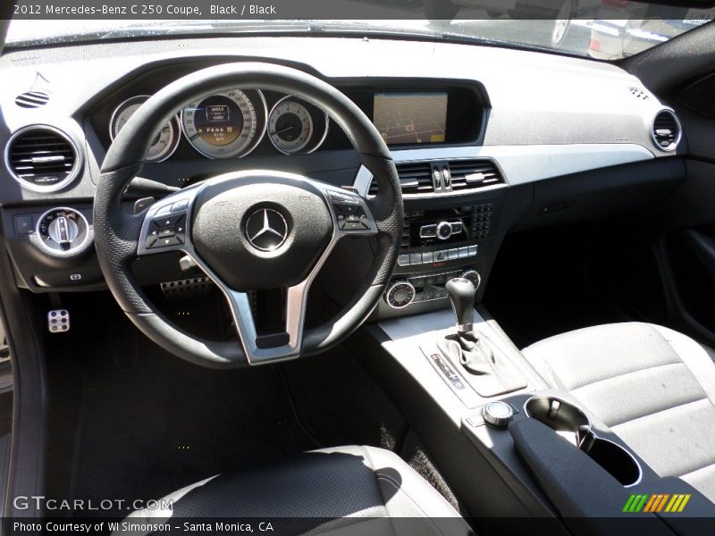 Black / Black 2012 Mercedes-Benz C 250 Coupe