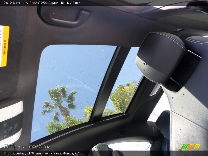 Black / Black 2012 Mercedes-Benz C 250 Coupe