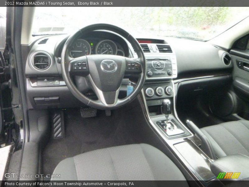 Ebony Black / Black 2012 Mazda MAZDA6 i Touring Sedan