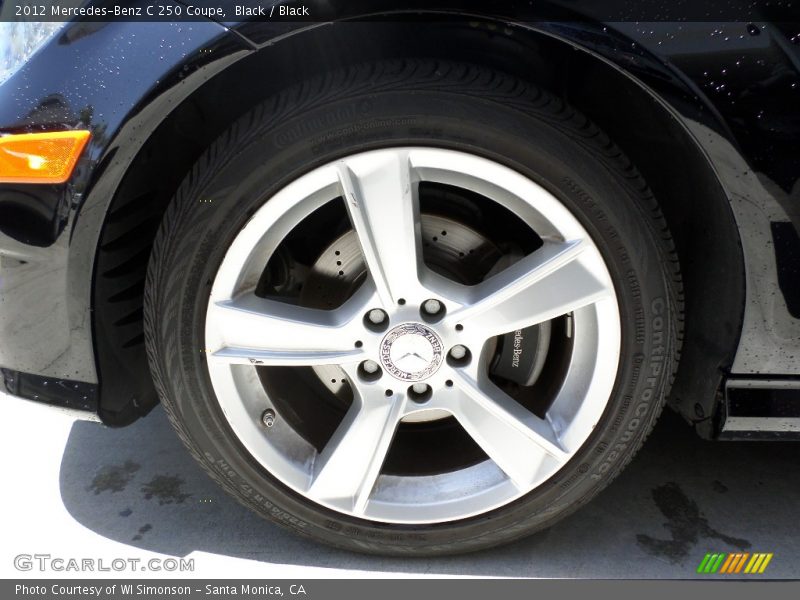 Black / Black 2012 Mercedes-Benz C 250 Coupe