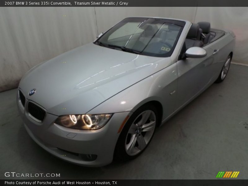 Titanium Silver Metallic / Grey 2007 BMW 3 Series 335i Convertible