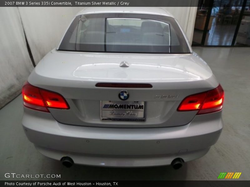 Titanium Silver Metallic / Grey 2007 BMW 3 Series 335i Convertible