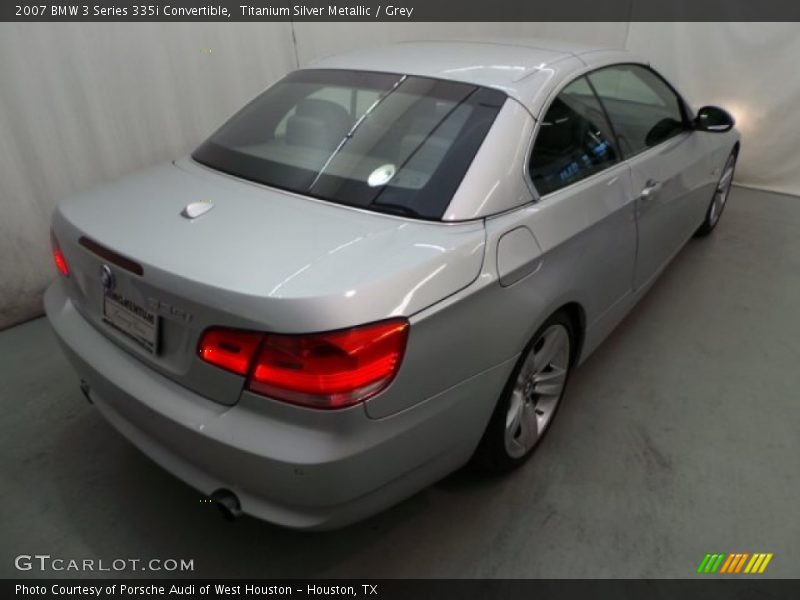 Titanium Silver Metallic / Grey 2007 BMW 3 Series 335i Convertible