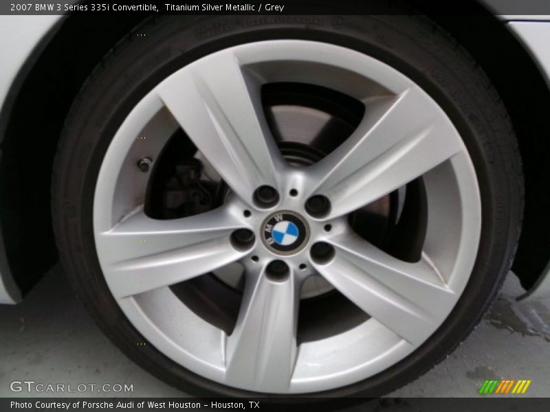Titanium Silver Metallic / Grey 2007 BMW 3 Series 335i Convertible