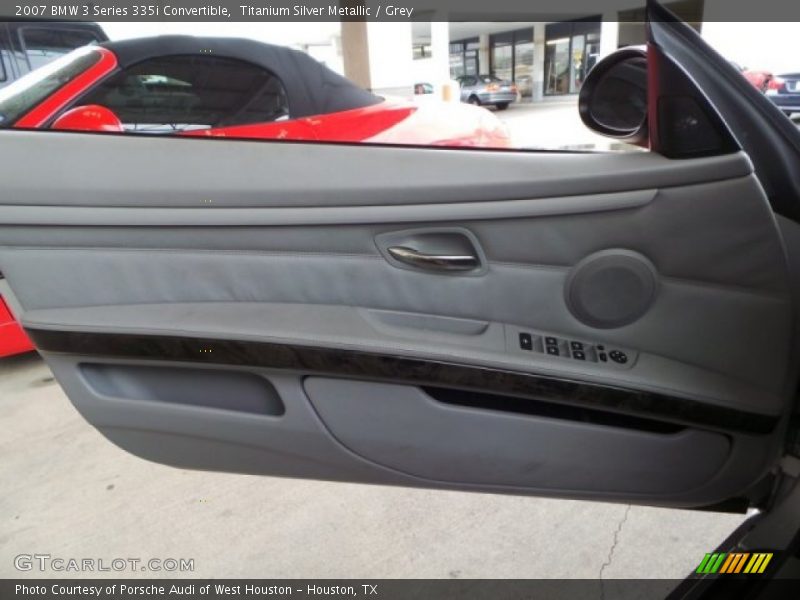 Titanium Silver Metallic / Grey 2007 BMW 3 Series 335i Convertible