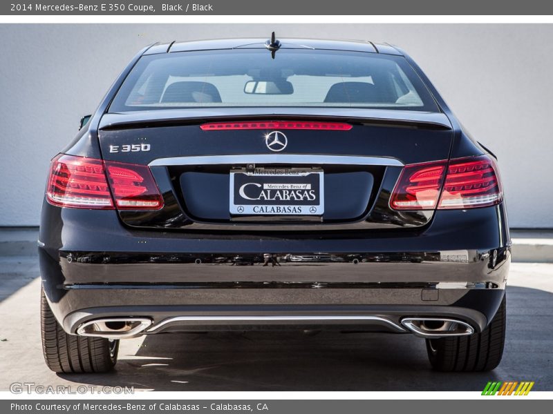 Black / Black 2014 Mercedes-Benz E 350 Coupe