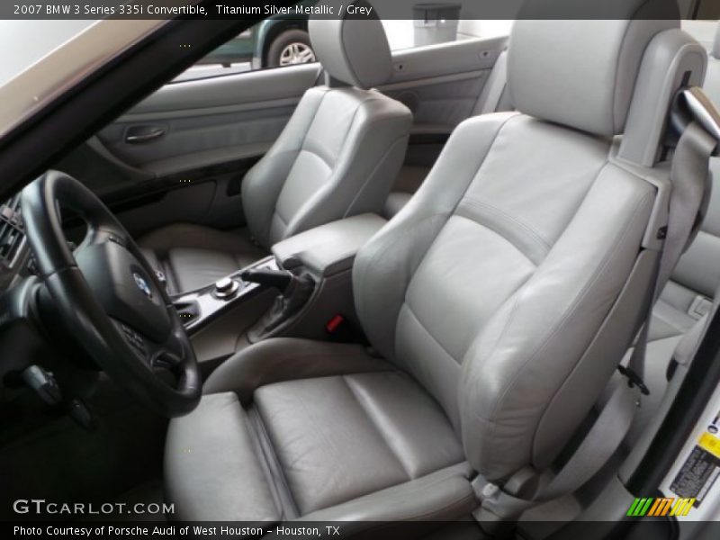 Front Seat of 2007 3 Series 335i Convertible