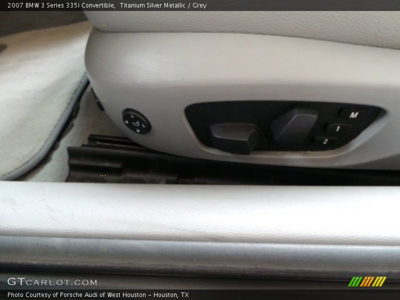 Titanium Silver Metallic / Grey 2007 BMW 3 Series 335i Convertible