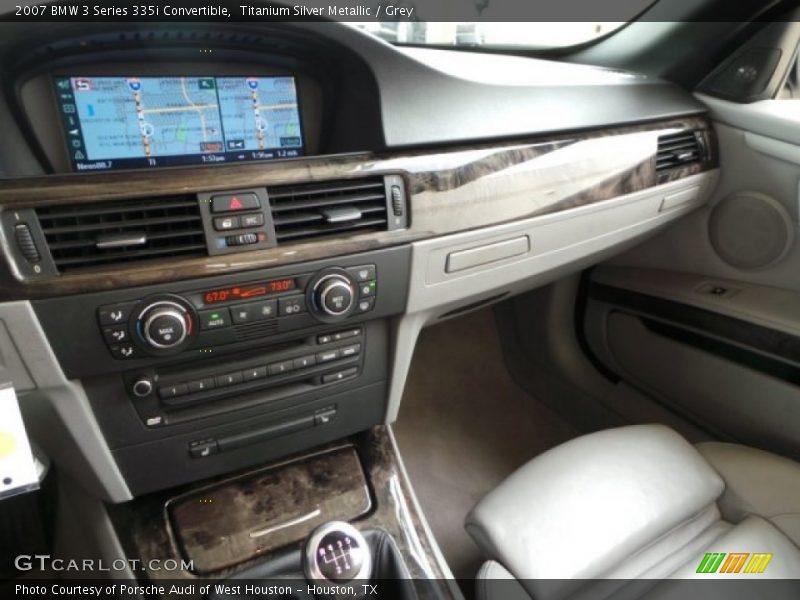 Titanium Silver Metallic / Grey 2007 BMW 3 Series 335i Convertible