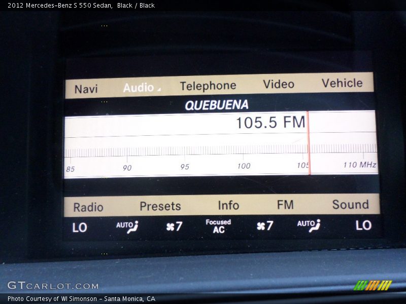 Black / Black 2012 Mercedes-Benz S 550 Sedan