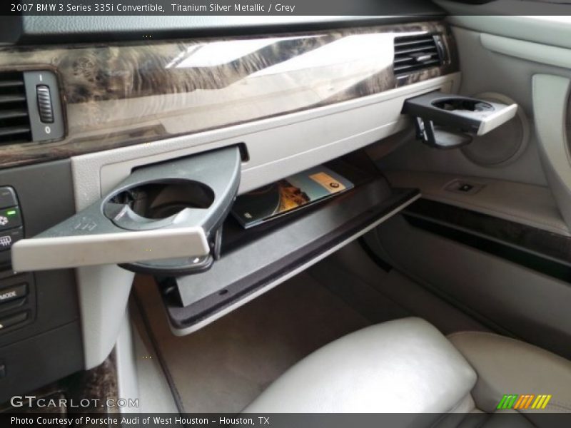 Titanium Silver Metallic / Grey 2007 BMW 3 Series 335i Convertible