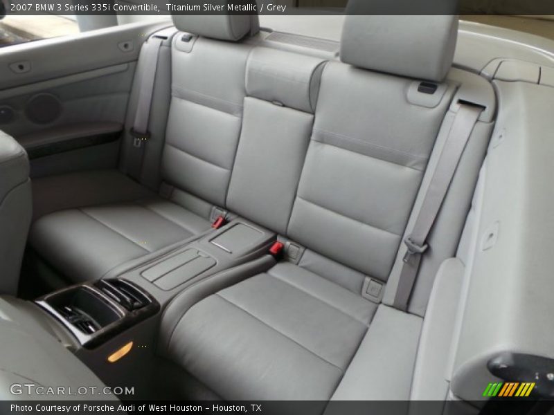 Rear Seat of 2007 3 Series 335i Convertible