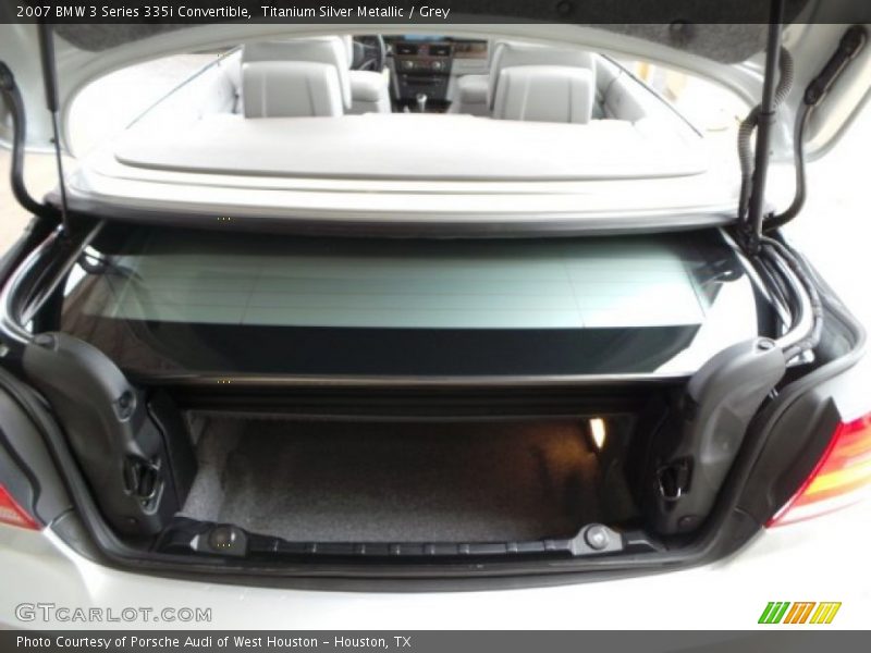 Titanium Silver Metallic / Grey 2007 BMW 3 Series 335i Convertible