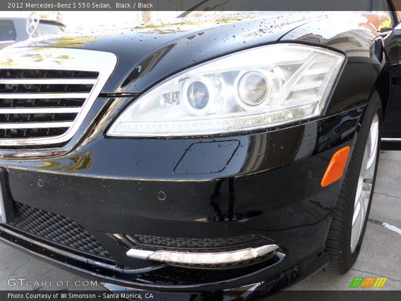Black / Black 2012 Mercedes-Benz S 550 Sedan