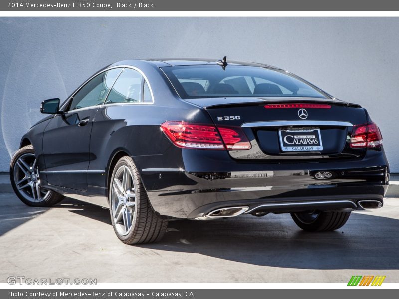 Black / Black 2014 Mercedes-Benz E 350 Coupe