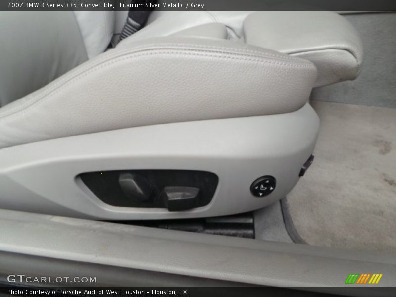 Titanium Silver Metallic / Grey 2007 BMW 3 Series 335i Convertible