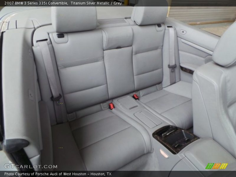 Rear Seat of 2007 3 Series 335i Convertible