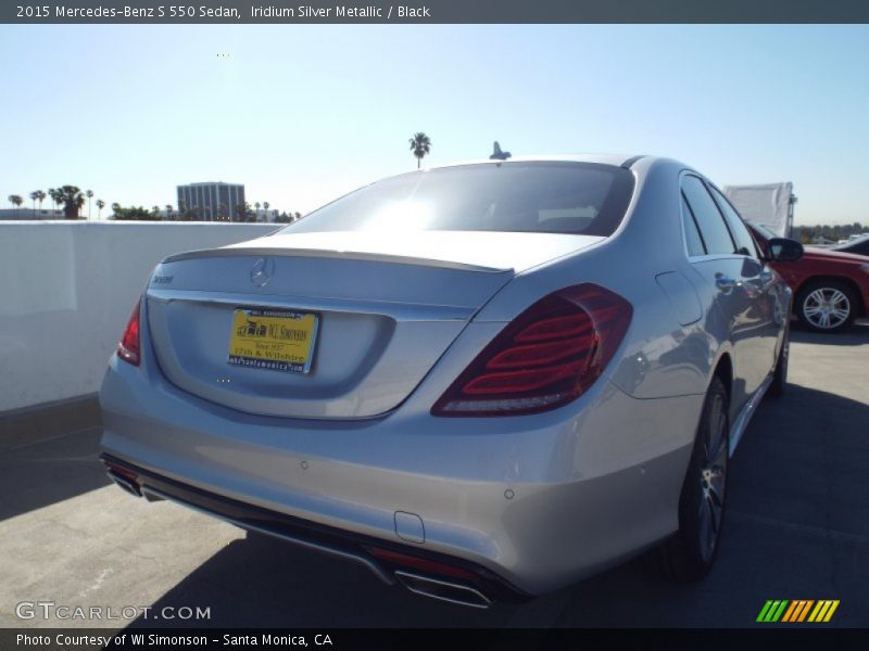 Iridium Silver Metallic / Black 2015 Mercedes-Benz S 550 Sedan