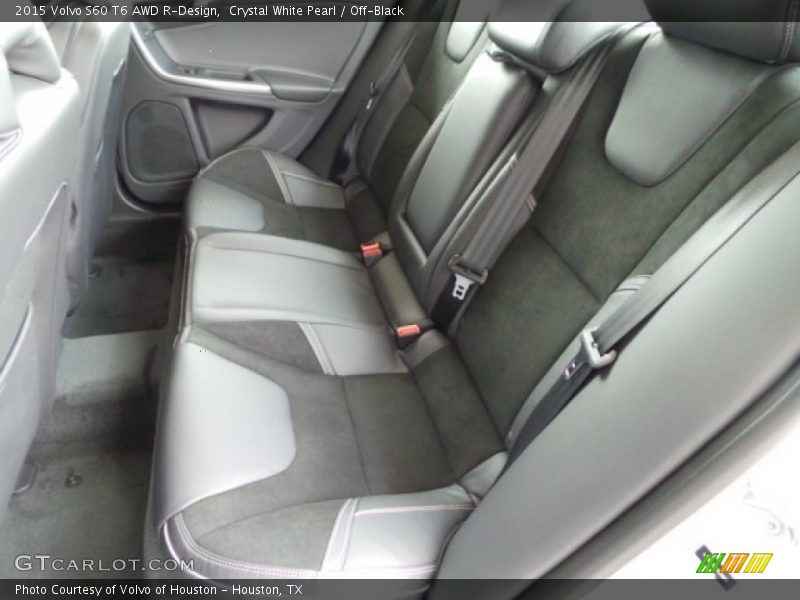 Rear Seat of 2015 S60 T6 AWD R-Design