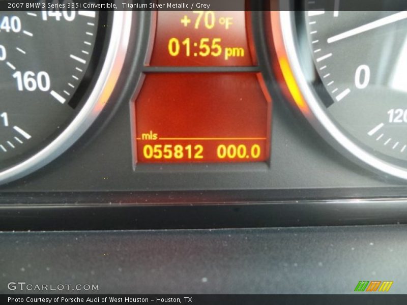 Titanium Silver Metallic / Grey 2007 BMW 3 Series 335i Convertible