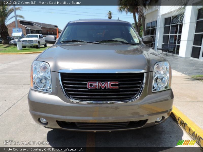 Mocha Steel Metallic / Ebony 2012 GMC Yukon SLT