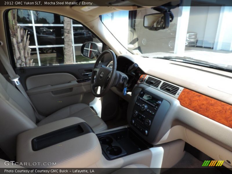 Mocha Steel Metallic / Ebony 2012 GMC Yukon SLT