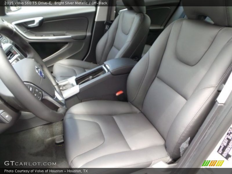 Bright Silver Metallic / Off-Black 2015 Volvo S60 T5 Drive-E