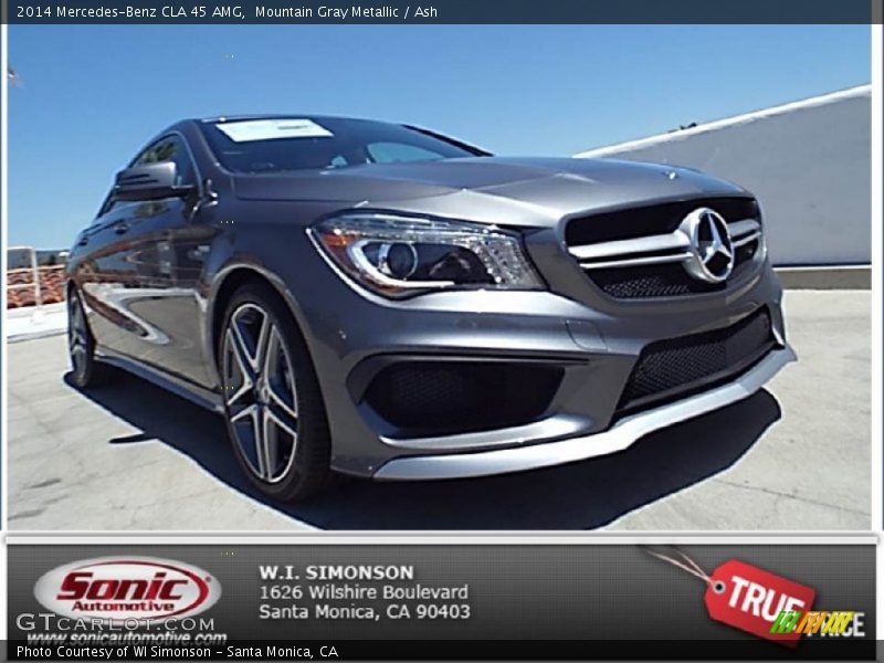 Mountain Gray Metallic / Ash 2014 Mercedes-Benz CLA 45 AMG