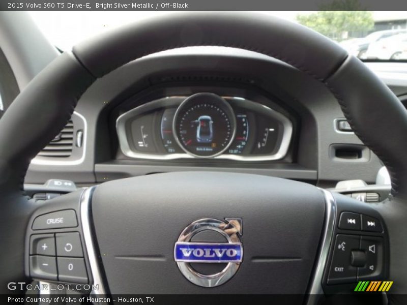 Bright Silver Metallic / Off-Black 2015 Volvo S60 T5 Drive-E