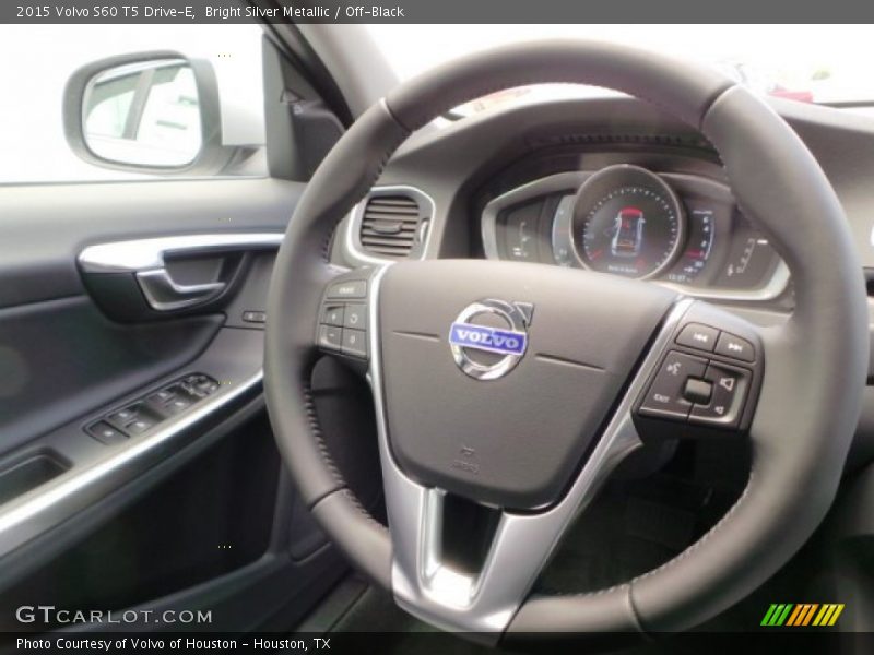 Bright Silver Metallic / Off-Black 2015 Volvo S60 T5 Drive-E