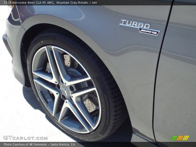 Mountain Gray Metallic / Ash 2014 Mercedes-Benz CLA 45 AMG
