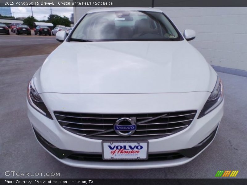 Crystal White Pearl / Soft Beige 2015 Volvo S60 T5 Drive-E