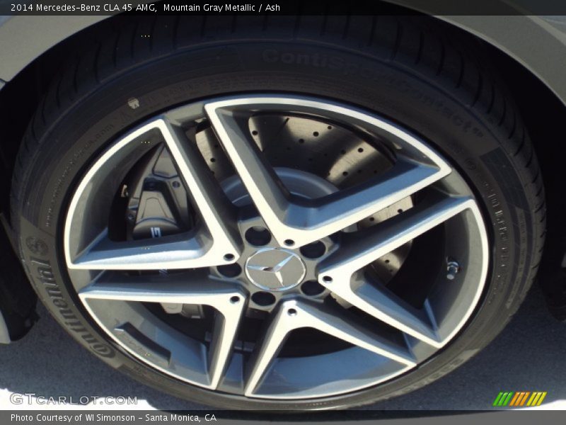 Mountain Gray Metallic / Ash 2014 Mercedes-Benz CLA 45 AMG