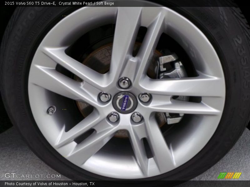 Crystal White Pearl / Soft Beige 2015 Volvo S60 T5 Drive-E