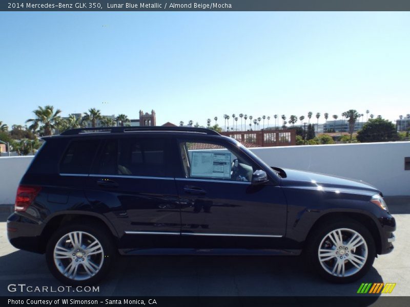 Lunar Blue Metallic / Almond Beige/Mocha 2014 Mercedes-Benz GLK 350