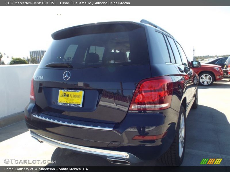Lunar Blue Metallic / Almond Beige/Mocha 2014 Mercedes-Benz GLK 350