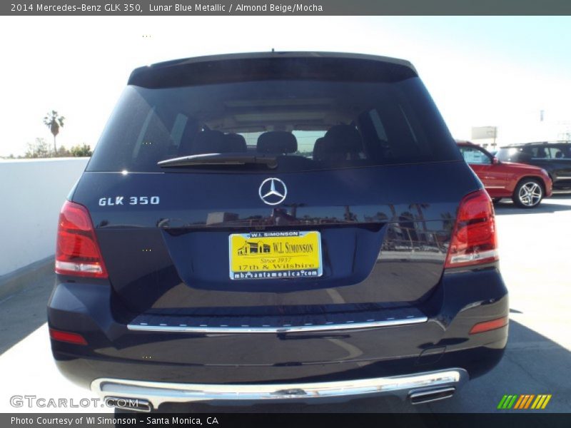 Lunar Blue Metallic / Almond Beige/Mocha 2014 Mercedes-Benz GLK 350