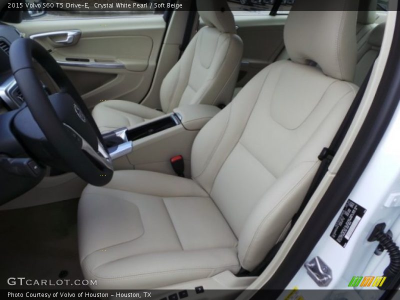 Crystal White Pearl / Soft Beige 2015 Volvo S60 T5 Drive-E