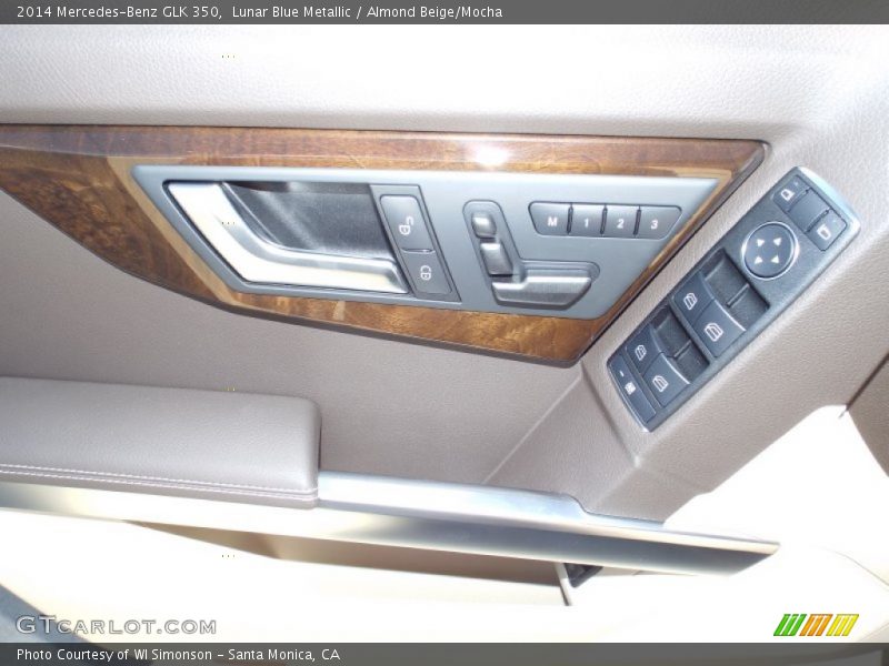 Lunar Blue Metallic / Almond Beige/Mocha 2014 Mercedes-Benz GLK 350