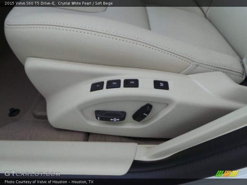 Crystal White Pearl / Soft Beige 2015 Volvo S60 T5 Drive-E