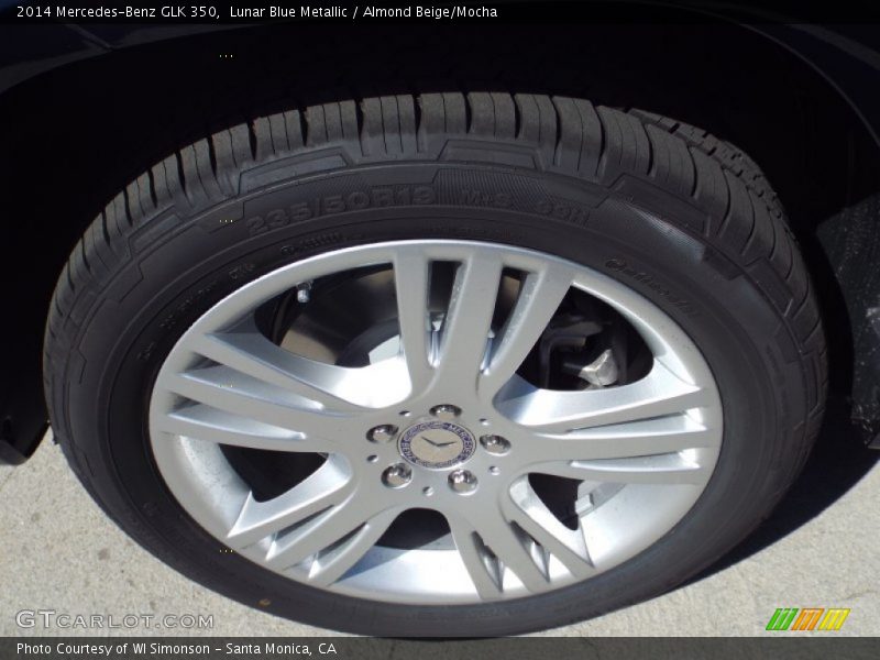 Lunar Blue Metallic / Almond Beige/Mocha 2014 Mercedes-Benz GLK 350