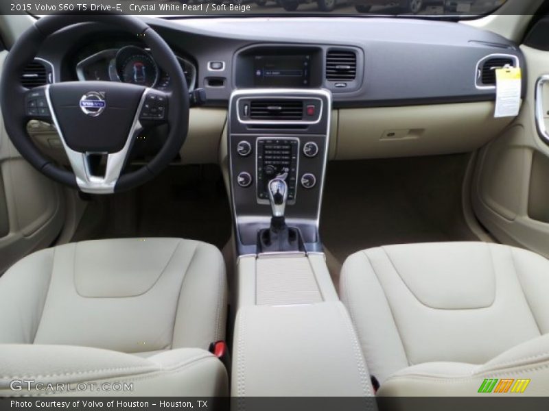 Crystal White Pearl / Soft Beige 2015 Volvo S60 T5 Drive-E