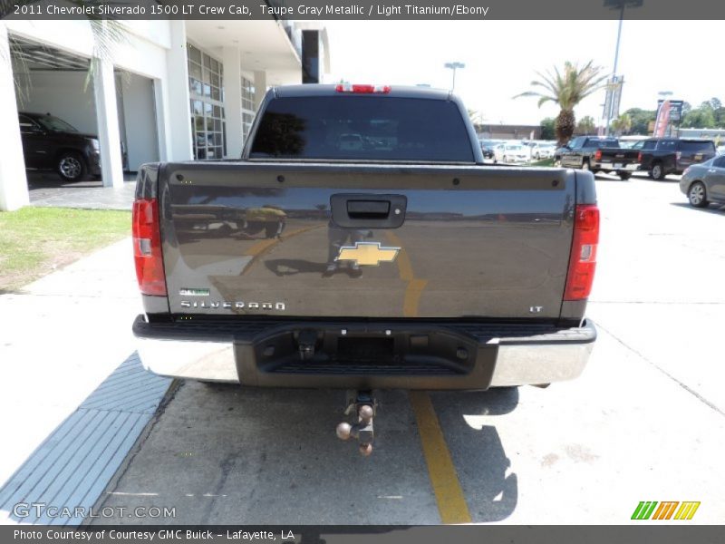 Taupe Gray Metallic / Light Titanium/Ebony 2011 Chevrolet Silverado 1500 LT Crew Cab
