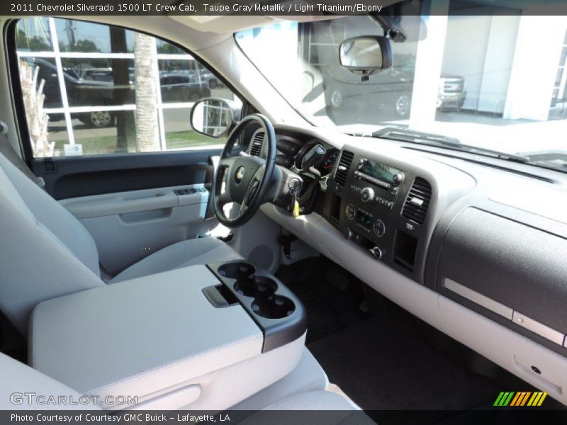 Taupe Gray Metallic / Light Titanium/Ebony 2011 Chevrolet Silverado 1500 LT Crew Cab