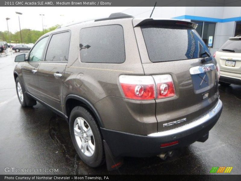 Medium Brown Metallic / Ebony 2011 GMC Acadia SLE AWD