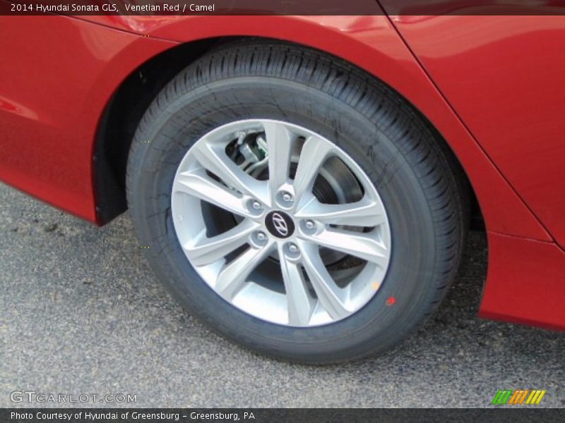 Venetian Red / Camel 2014 Hyundai Sonata GLS